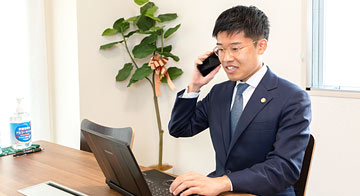 ご希望の場合、弁護士に依頼